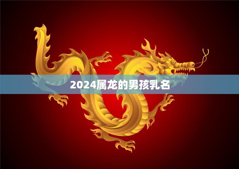 2024属龙女孩大气名字大全及取名禁忌